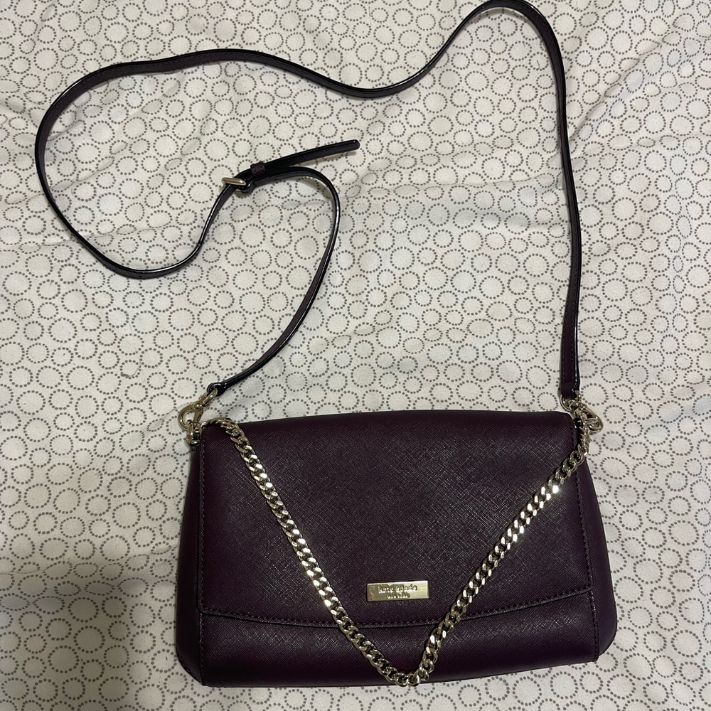 Kate Spade Dark Purple Crossbody Bag